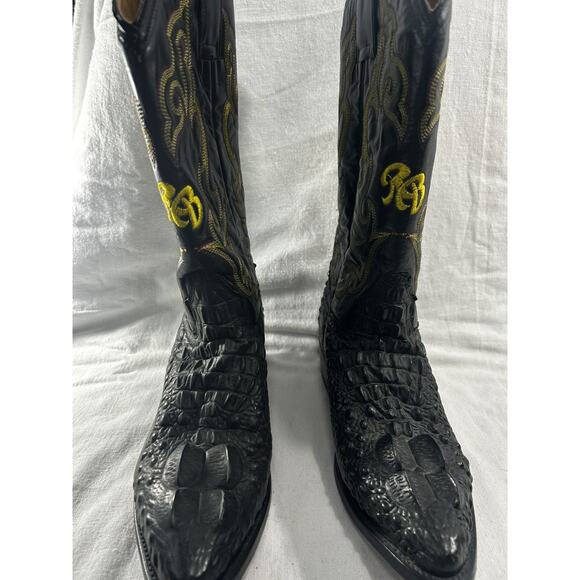 Rogers Western Boots Leather Mexico Men Sz 7 - Picture 4 of 8